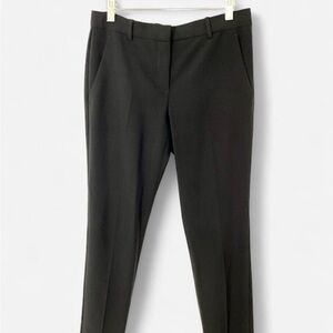 Theory Louise Urban Black Wool Blend Trousers Women’s 6 Made USA